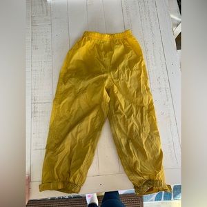LL Bean Discovery Rain Pant 5/6 yellow